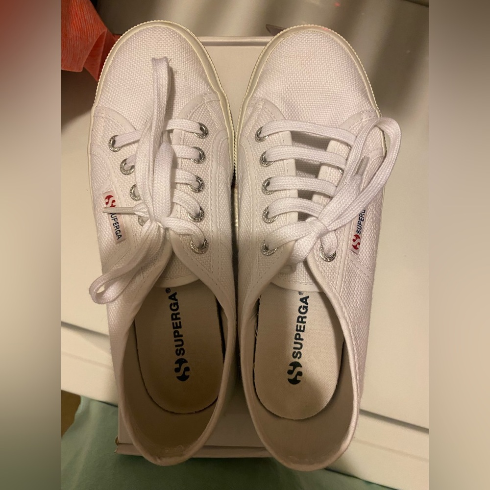 White sneakers